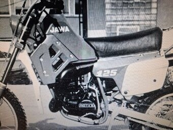 Soutěžní Jawa rotax 125