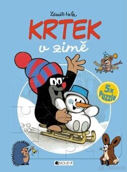 Krteček - Kniha plná veselých skládaček - nová