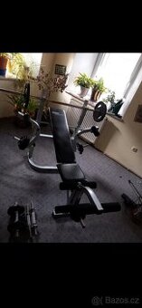 🏋️♂️ Posilovací lavice + sada činek a závaží