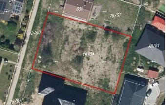 Stavební pozemek 1300m2 v Moravanech