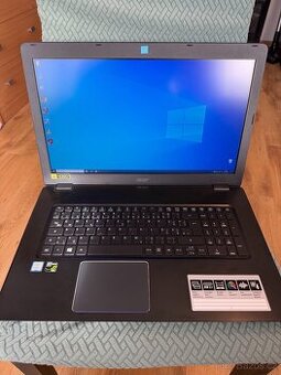 ZAMLUVENO Aspire F17  i7-7500U GTX950M 16GB DDR4 SSD 250+1T