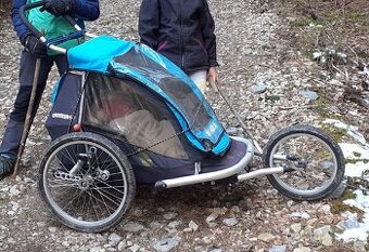 Croozer Kid1+ odpružení DOGY - cyklo vozík / sport kočárek