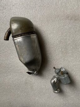 Karburátor jawa 05 a hliníkový filtrbox