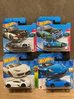 Hot Wheels sada 4 kusy