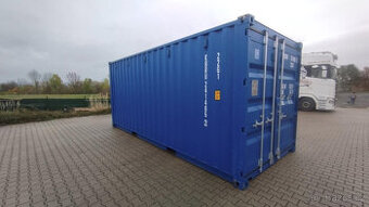 Lodní 20 ft kontejner po jedné cestě v barvě modré