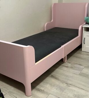 Rostoucí postel Ikea- růžová