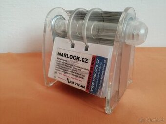 Rotační vizitkář (pořadač na vizitky / otočná kartotéka)