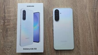 Samsung A36 Bílý prasklé plexisklo, display 100% funkční