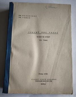 Zbraně pro Prahu – technický scénář – Jan Fleischer - 1