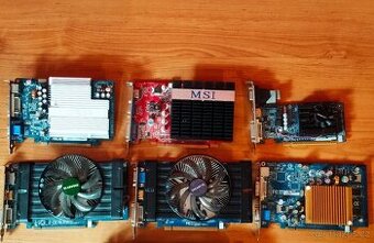 6x grafické karty - FUNKČNÍ