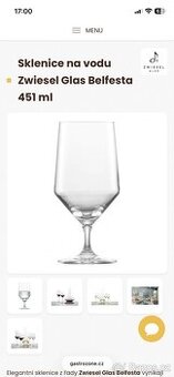 Prémiové skleničky na vodu