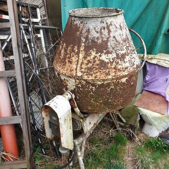 Stavební míchačka SMB 125 – funkční, 380V