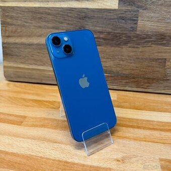 iPhone 13 128GB, modrý, 100% baterie (rok záruka)