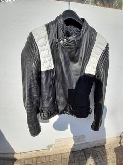 kožená moto bunda -M