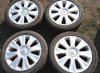 Pneu KO 4x108 17 Citroen Peugeot originál AL kola super sta