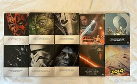 Blu-ray sada filmů Star Wars v balení steelbook (sběratelské