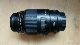Objektiv Canon EF 100mm f/2.8 Macro USM vč. příslušentví