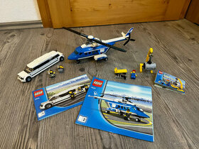 LEGO 3222 vrtulník s limuzínou + oprava motoru