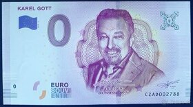bankovka Karel Gott - 0 euro