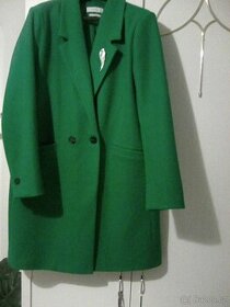 TOP barva - nádherný flaušový kabát, minimálně nošený, - 1