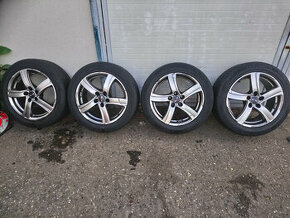 ALU kola R17 5x110, ET 38, zimní pneu 225/50