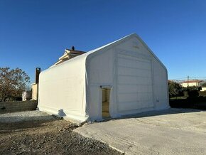 Plachtová hala 9,15m x 9,15m x 6,1m - Bílá