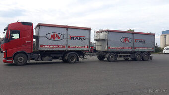 Sklápěcí souprava VOLVO FH + vlek KEMPF