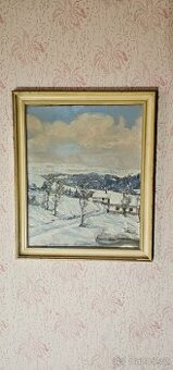 Obraz - zima - daruji za odvoz