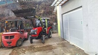 Predám Malotraktor 40hp 4x4 kabina + čelny nakladač