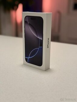 Nerozbalený iPhone 16 Pro, 128 Gb, black Titan