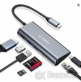 7v1 Hub USB C, HDMI, RJ45 2x USB SD/Micro SD reader