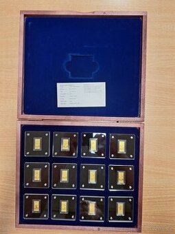 Sada prezidentu 12 ks 1/500 oz  +   kazeta
