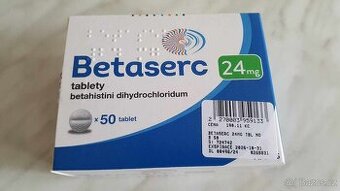 Betaserc 24 mg, 50 tablet, 3 balení