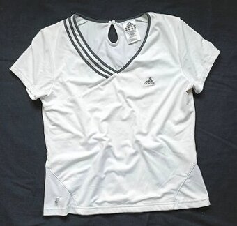 STREČOVÉ BÍLÉ TRIČKO-ADIDAS, CLIMA LITE, vel. L/40