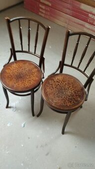 Starožitné židle Thonet - 4ks