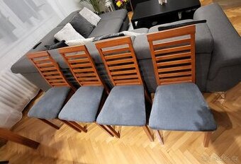 4 jídelní židle, cena za všechny