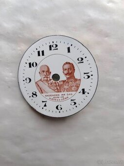 Pěkný, starý smaltovaný ciferník Franz Josef