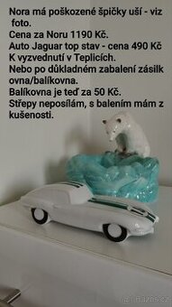 Medvědice Nora Ditmar Urbach a porcelánový Jaguar