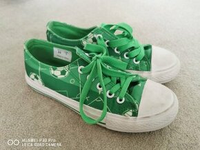 Dedoles plátěné tenisky fotbal vel. 33