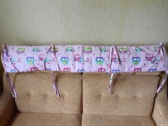 NOVÝ mantinel do postýlky 155 x 27 cm. Šitý na zakázku.