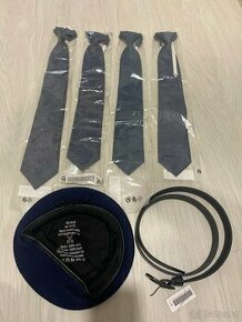 Kravata, baret, opasek, čepice AČR