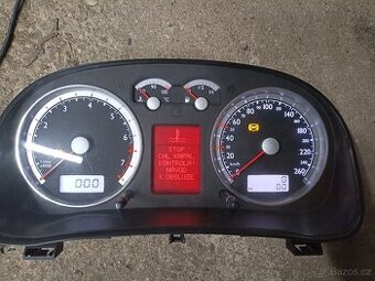 Benzínové sportchrom budíky Golf Bora