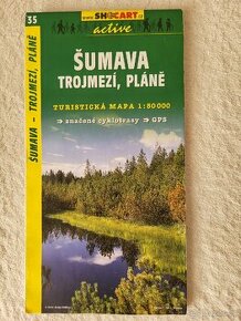 Turistická mapa Šumava, Trojmezi, Pláně