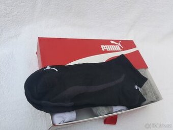Panské kotníkové ponožky Puma, celkově 6 parů v balení, veli