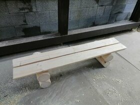 Masivní lavička 170 cm.