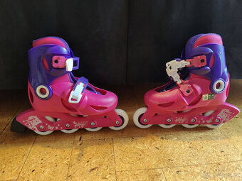 Kolečkové brusle, rostoucí-nastavitelná vel. 28-30