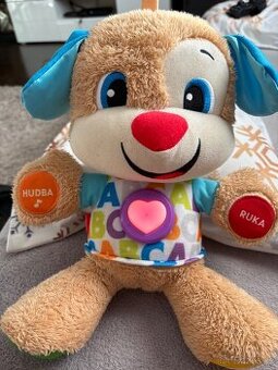 Prodám dětského mluvícího medvídka Fisher Price.