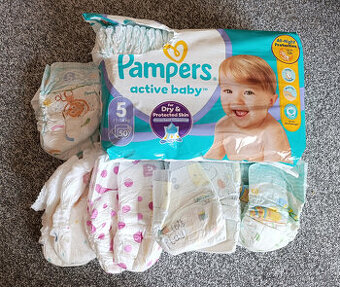 Dětské pleny a přebalovací podložky