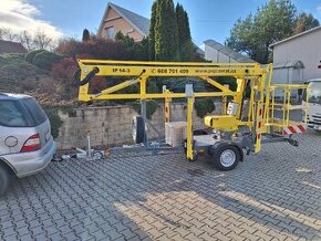 Pronájem přívěsné plošiny Inreka IP 14-3