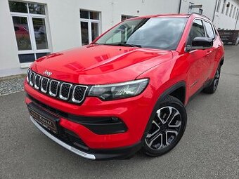 JEEP COMPASS 1,3 110kW LIMITED 2022 KAMERA NAVI KŮŽE ČR -DPH